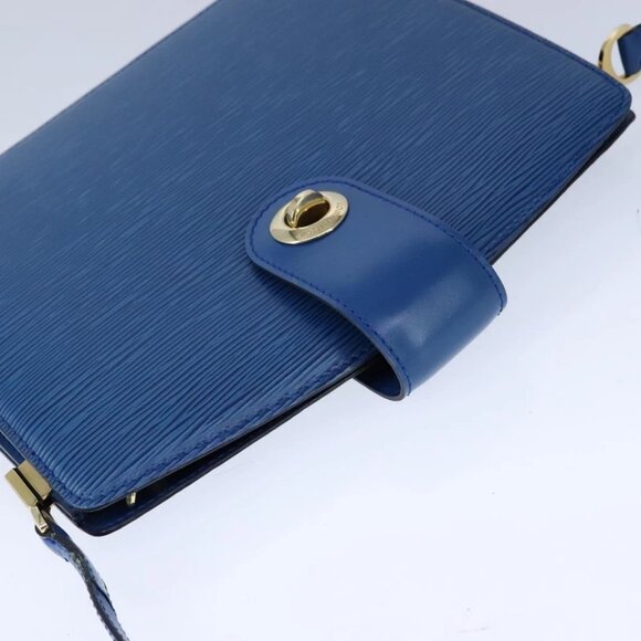 LOUIS VUITTON Epi Capuchin Shoulder Bag Blue - Picture 3 of 14